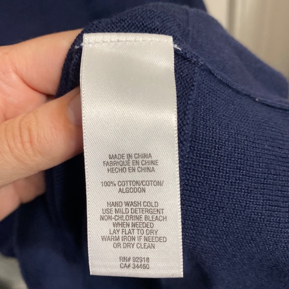 Juicy Couture Short Sleeve Navy Sweater Dress S - Picture 4 of 4